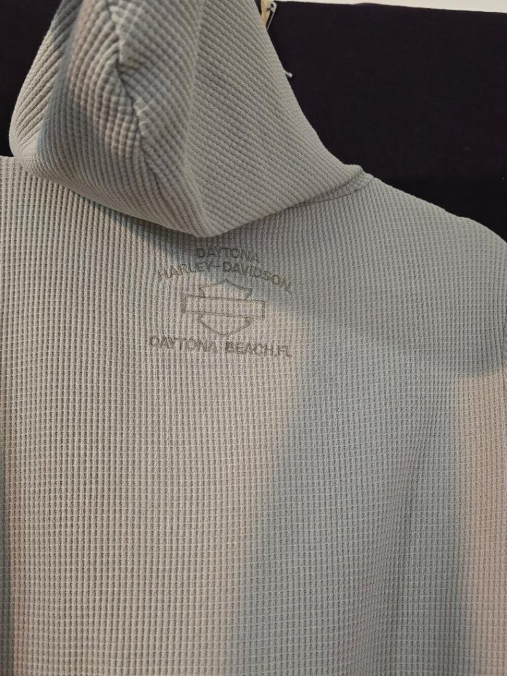 Harley-Davidson Daytona Beach waffle knit hoodie